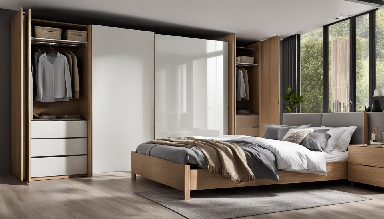 schrank über bett