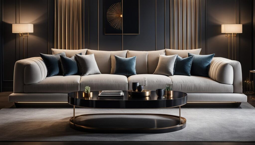 Stilvolles Highback Sofa