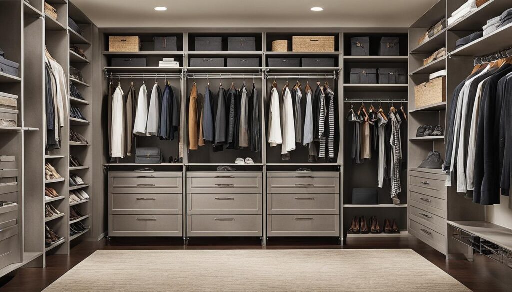 Kleiderschrank-Einteilung Kleiderschrank-Einteilung