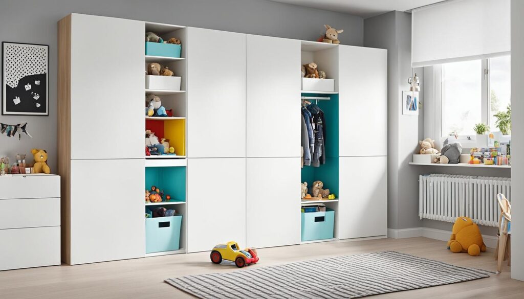 Modulschrank Pax im Kinderzimmer Modulschrank Pax im Kinderzimmer