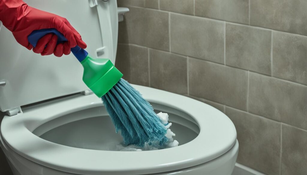 Anleitung zur Toilettenreinigung