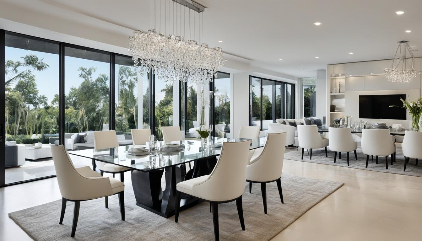 glastische esszimmer
